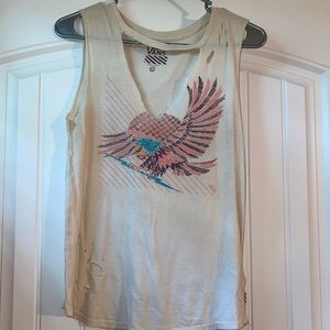 Distressed VANS tank